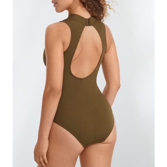MAGICSUIT By MiraclesuitNGreen Charmed Life Iiona One Piece Swimsuit Size 12 NWT - Picture 3 of 12